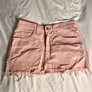 Vintage Baby Pink Guess Mini Skirt